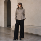 Womens Houndstooth Jacket in mixed colours, view 1