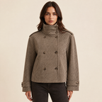 Womens Houndstooth Jacket in mixed colours, view 2