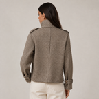 Womens Houndstooth Jacket in mixed colours, view 4